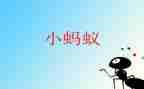 蚂蚁爬爬爬体育教案6篇