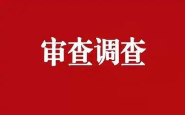 审查报告和调查报告6篇