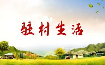 驻村工作干部个人总结7篇